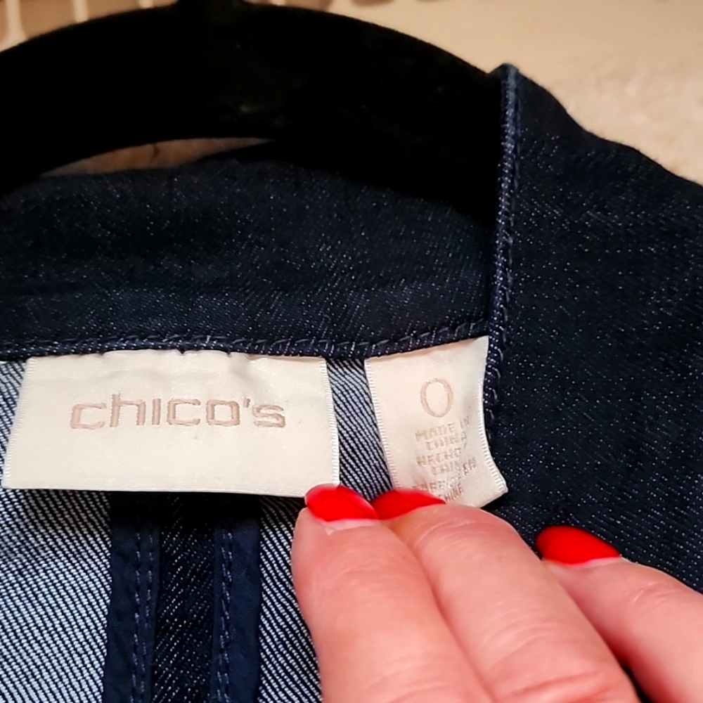 Like new Jean jacket with gunmetal buttons